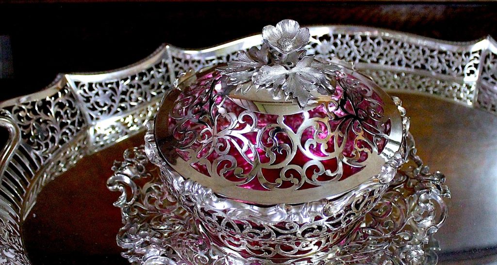 純銀バターディッシュ 1839年ロンドン