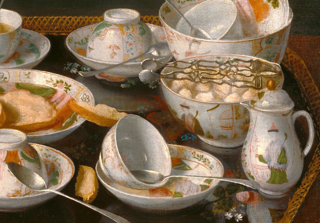 ティータイムの絵画