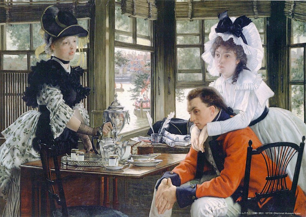 ティーセットが出てくる絵画