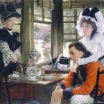 ティーセットが出てくる絵画