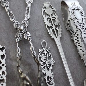 がラードコーヒーポット、ピアススプーン、サーバー