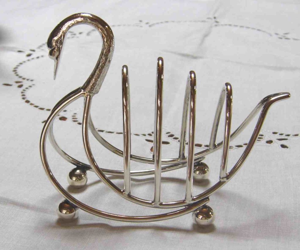 スワンの形のトーストラック