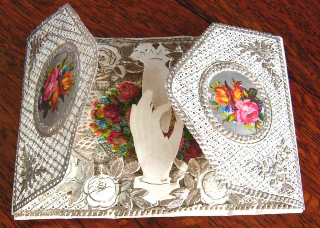 レースのグリーティングカード