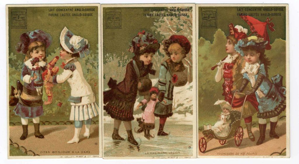 クロモスカード人形遊び