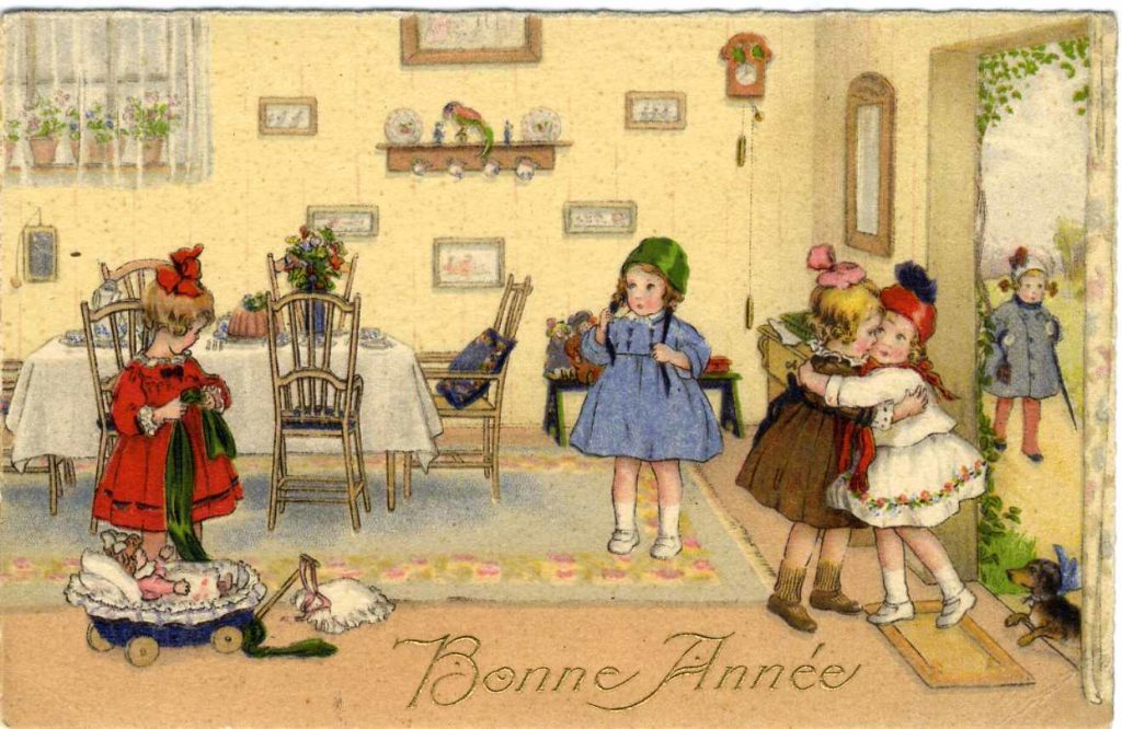 お茶にお招きありがとう、のカード