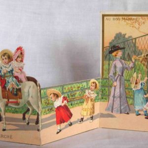 ボンマルシェのパリ万博記念立体カード