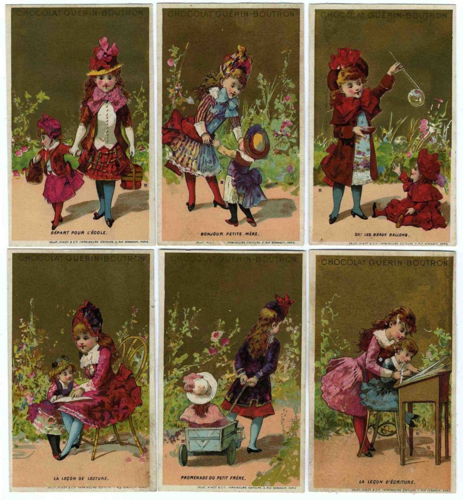 フランスクロモスカード6枚組