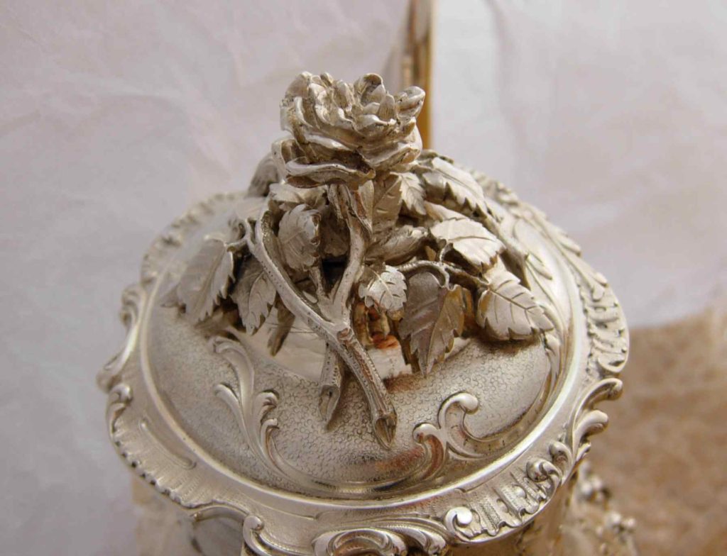 キャディスプーン，フレンチコーヒー、へスターのポット