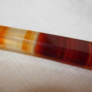 キャディスプーン:縞メノウのハンドル