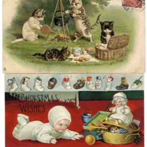 猫のピクニック、クリスマスのあかちゃん...