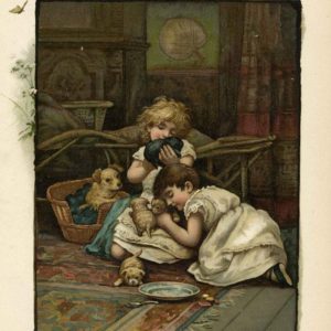 かわいい小犬:ハリエット.M.ベネット