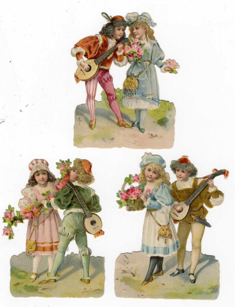 かわいい切り抜き3枚....