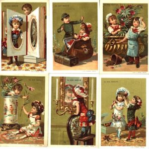 クロモス、ボンマルシェカード