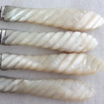 白蝶貝カトラリーのつなぎ目素材について