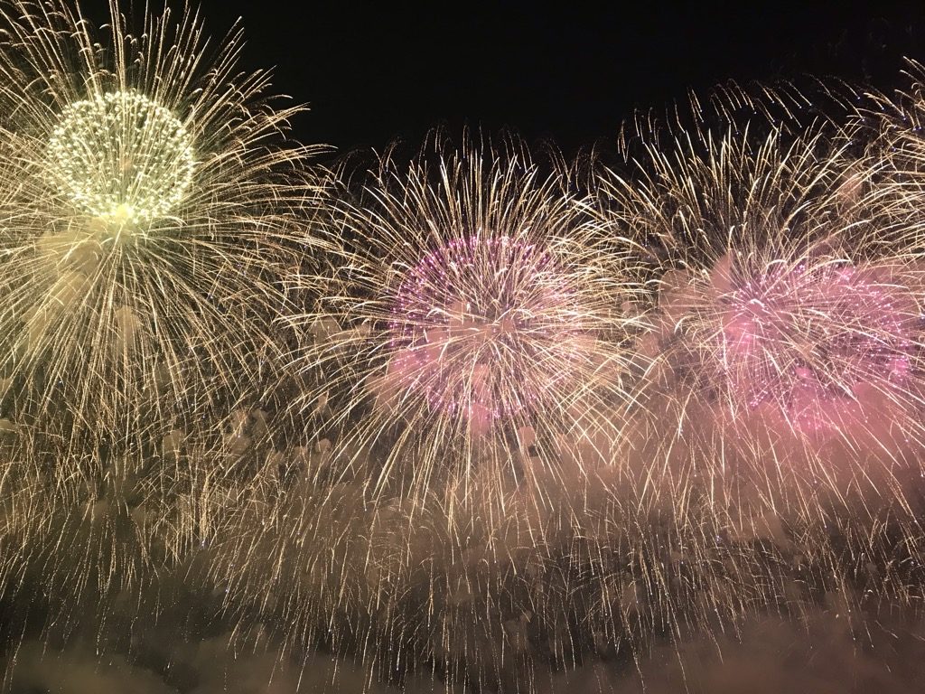 長岡の花火を見てきました。