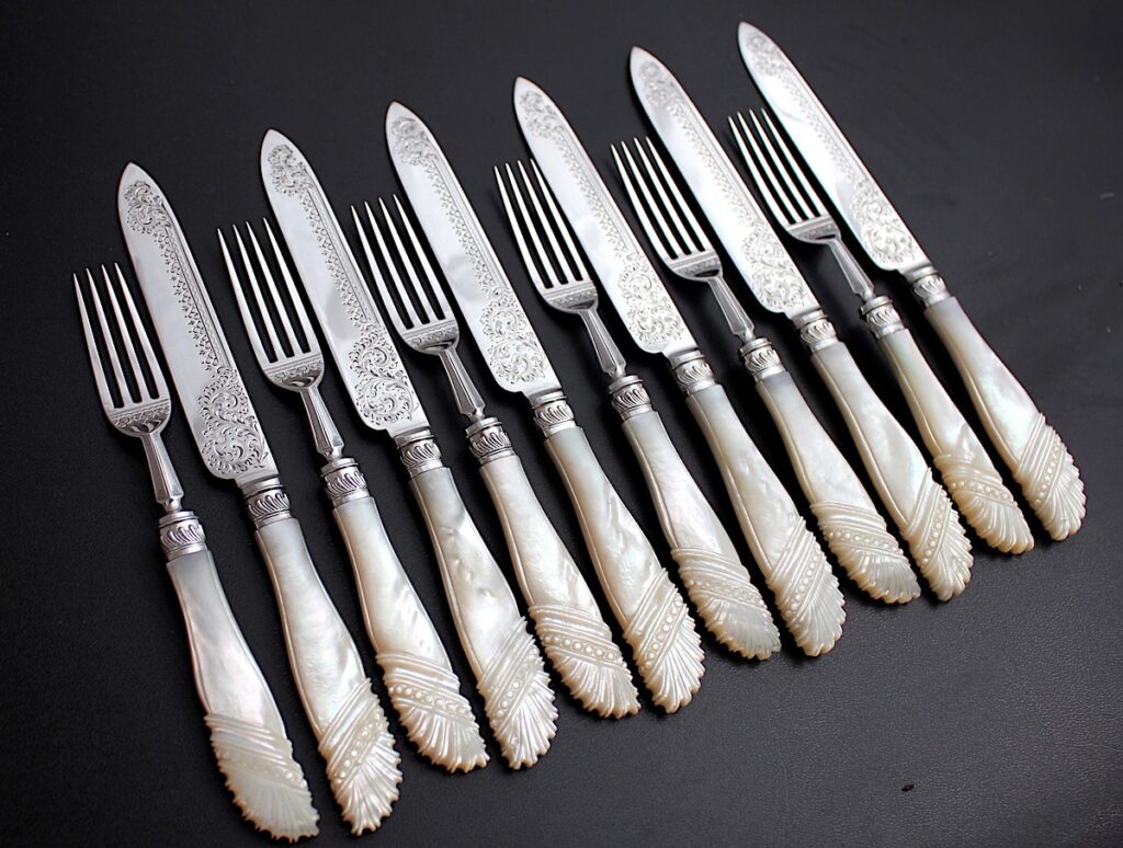 sold：白蝶貝デザートセット