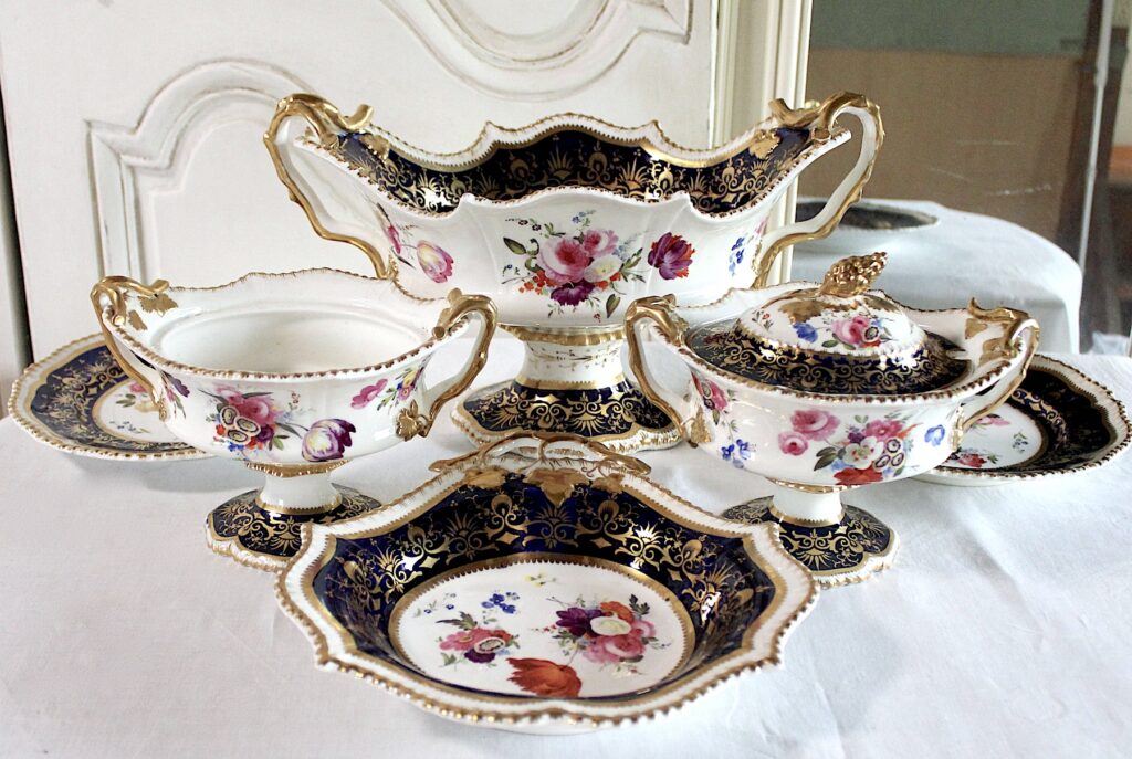 英国古陶磁のセット