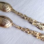 ブドウ装飾スプーン