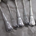 ピュイフォルカ　シルバースプーン＆フォーク　純銀無垢　シルバー950 フランス シルバースプーン&フォーク 純銀無垢 シルバー950