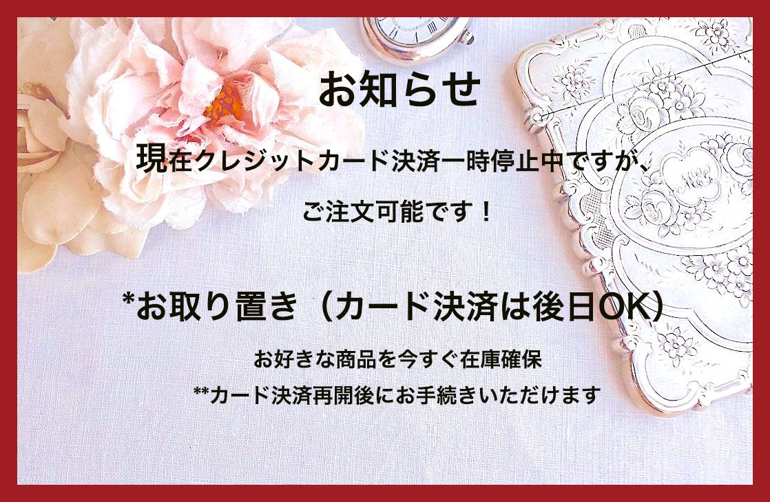 お知らせ：クレジットカードのご利用について